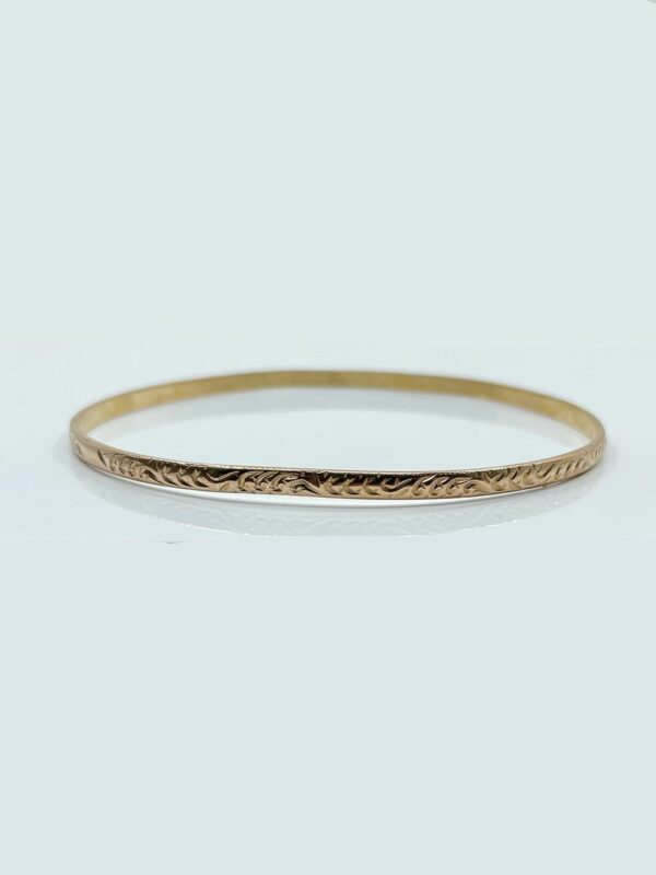 Bracelet rigide or 18k 9.56grs