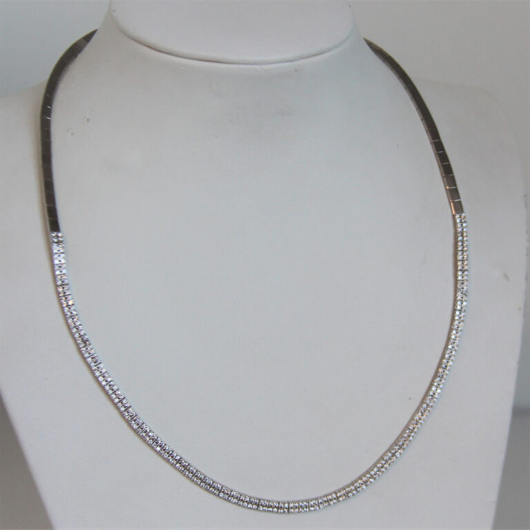 Collier Or 18k 750 Centre Oxydes - 45cm- 16.47grs