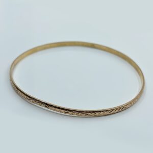 Bracelet rigide or 18k 9.56grs