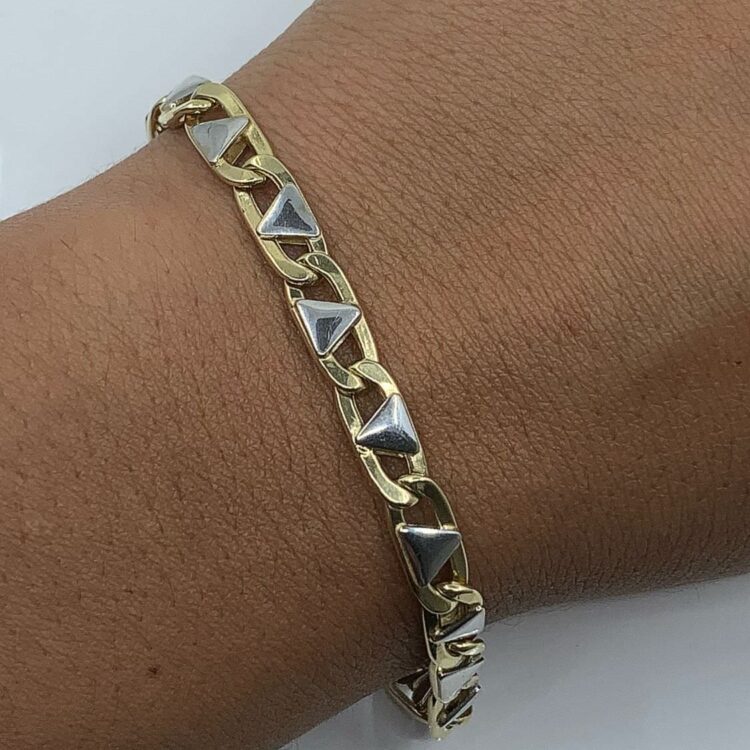 Bracelet or 18k 11.04grs longueur 21cm