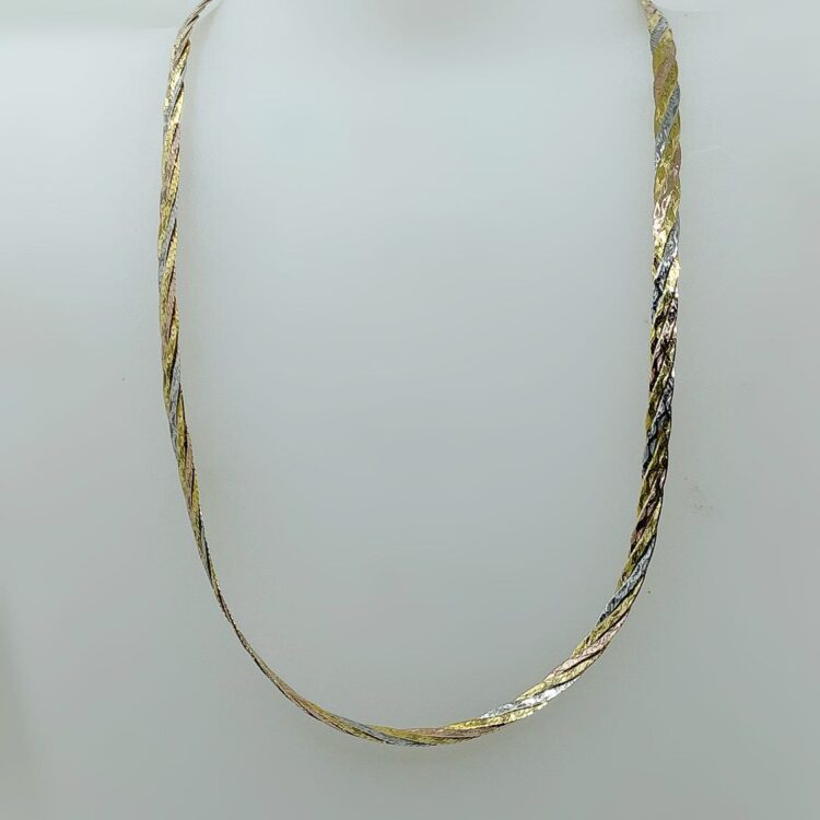 Collier 3ors 18k 8.6grs - 42cm