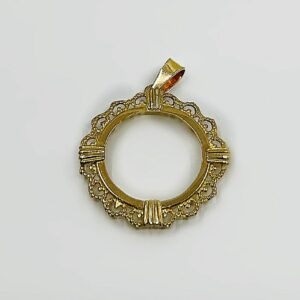 Pendentif porte pièce 10f or 3.30grs