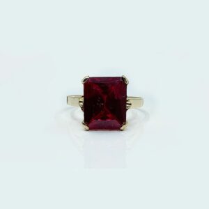 Bague d'occasion or 18k 4.3grs oxyde rouge - No 56