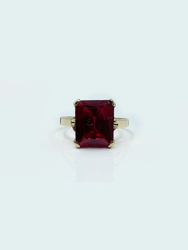 Bague d'occasion or 18k 4.3grs oxyde rouge - No 56