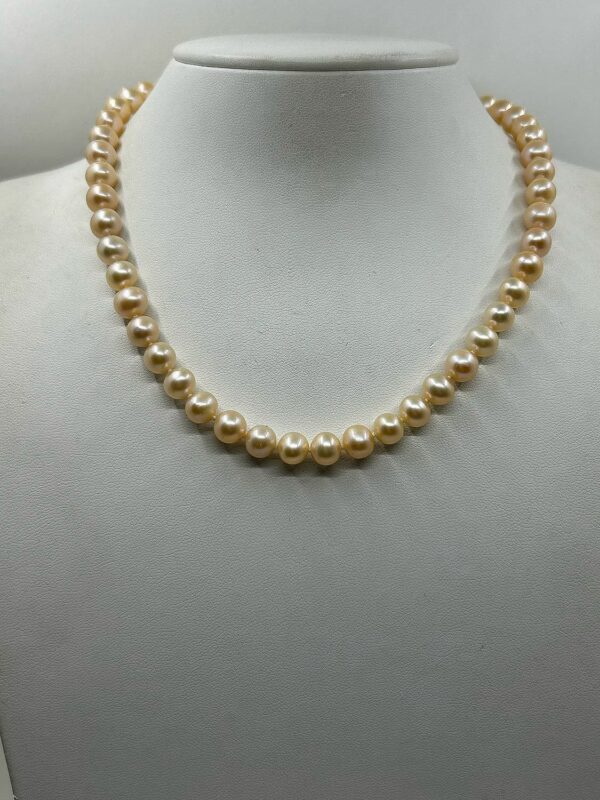 Collier de perles 42cm perles 7mm