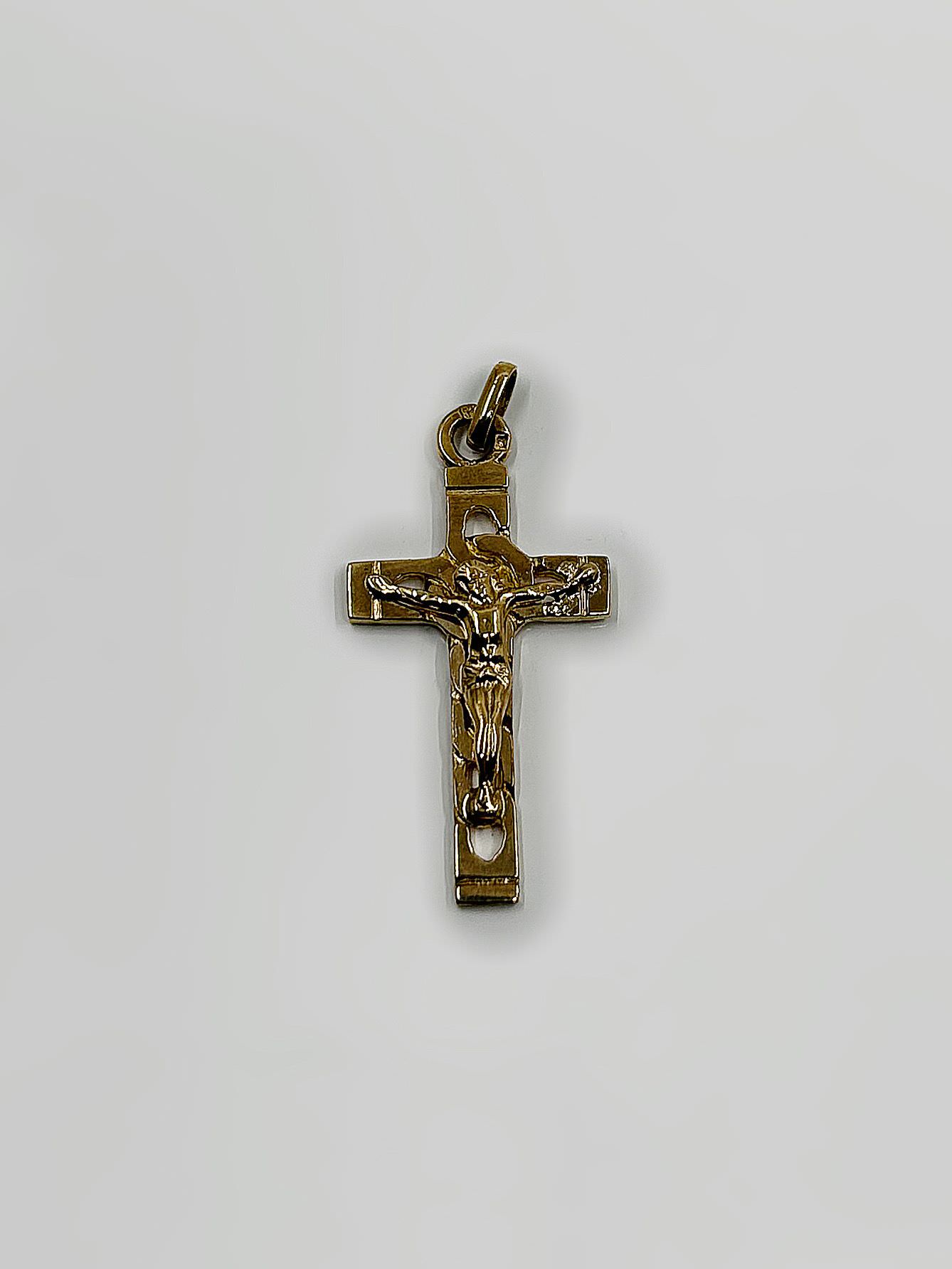 Pendentif Croix or 18k 3.68grs