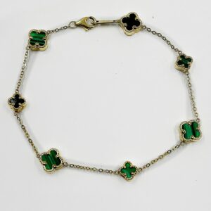 Bracelet Nacre Verte or 18k 4.24grs long 19cm