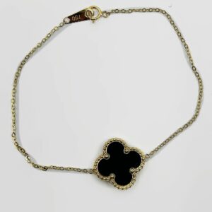 Bracelet Nacre Noire or 18k 2.85grs long 19cm