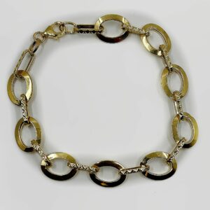 Bracelet Maille Fantaisie or 18k 4.29grs long 21.5cm