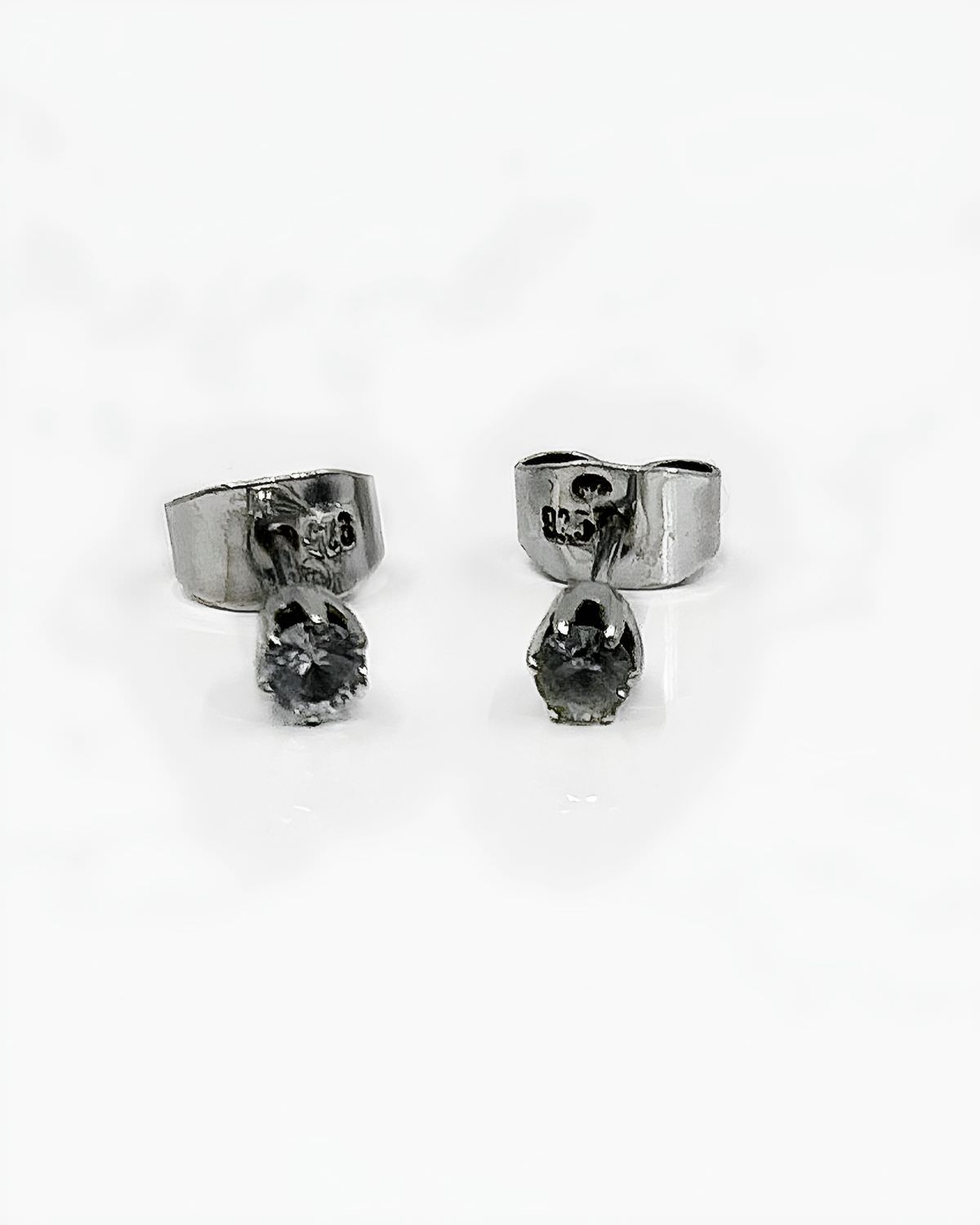 Boucles d'oreilles aigue marine or 18k 0.65grs