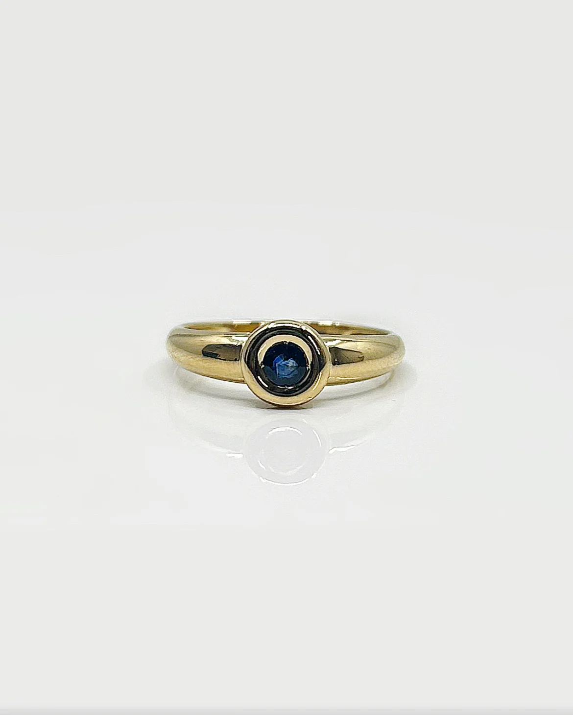 Bague or 18k 2.77grs Saphir xxx crt no 54