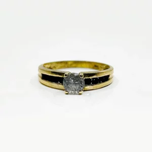 Bague or 18k 2.05grs Oz Saphir no 54