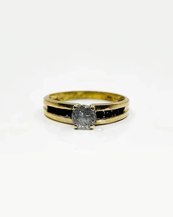 Bague or 18k 2.05grs Oz Saphir no 54