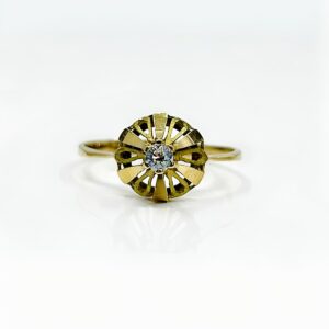 Bague or 18k 1.16grs Oz no 49.5