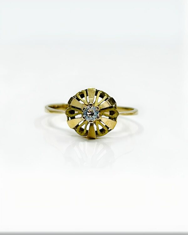 Bague or 18k 1.16grs Oz no 49.5