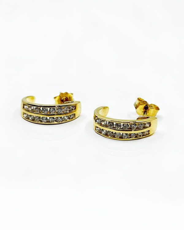 Boucles d'Oreilles Or 18k 2.89grs Oz