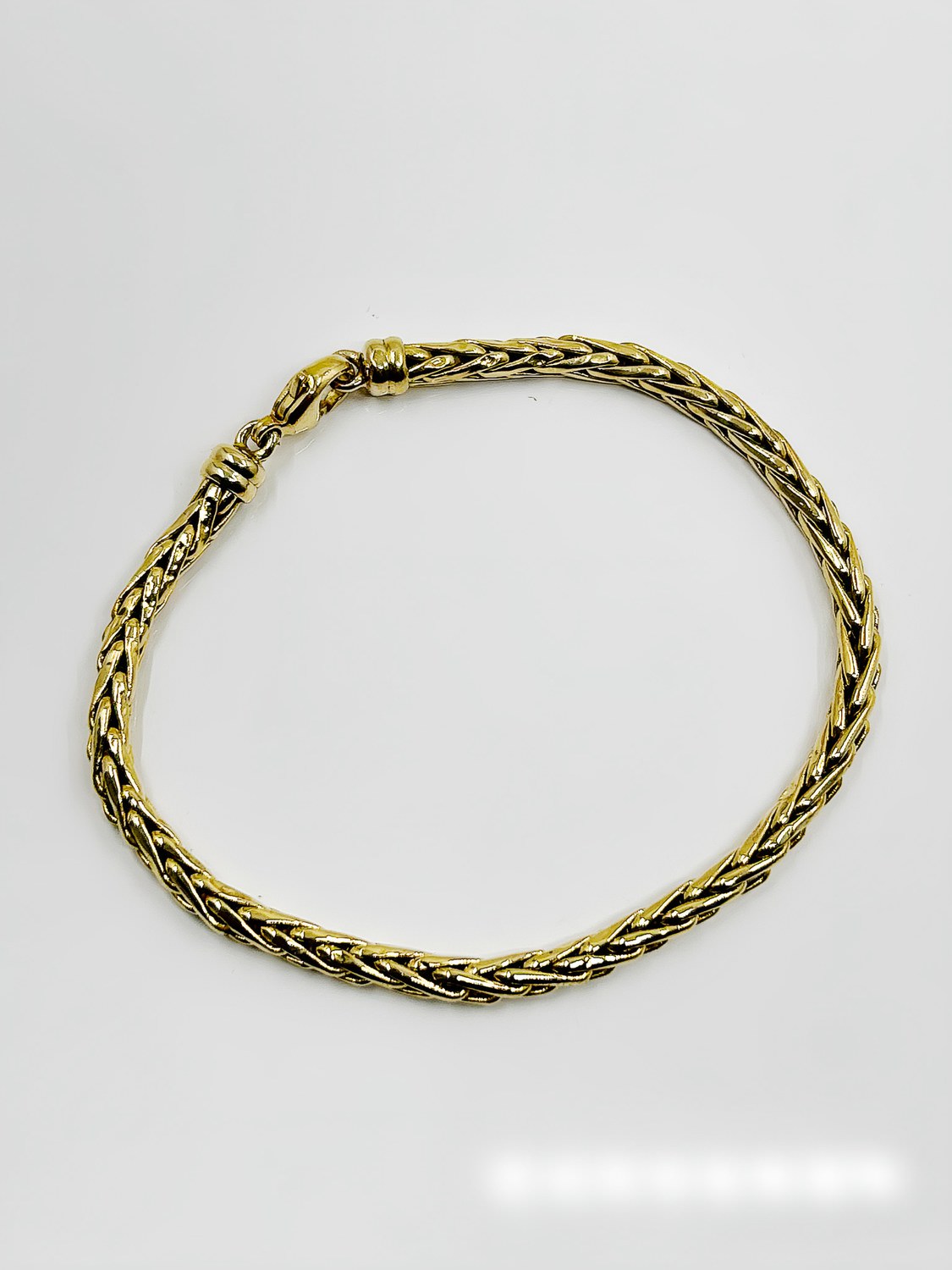 Bracelet or 18k Maille Palmier 7.68grs - 19.5cm