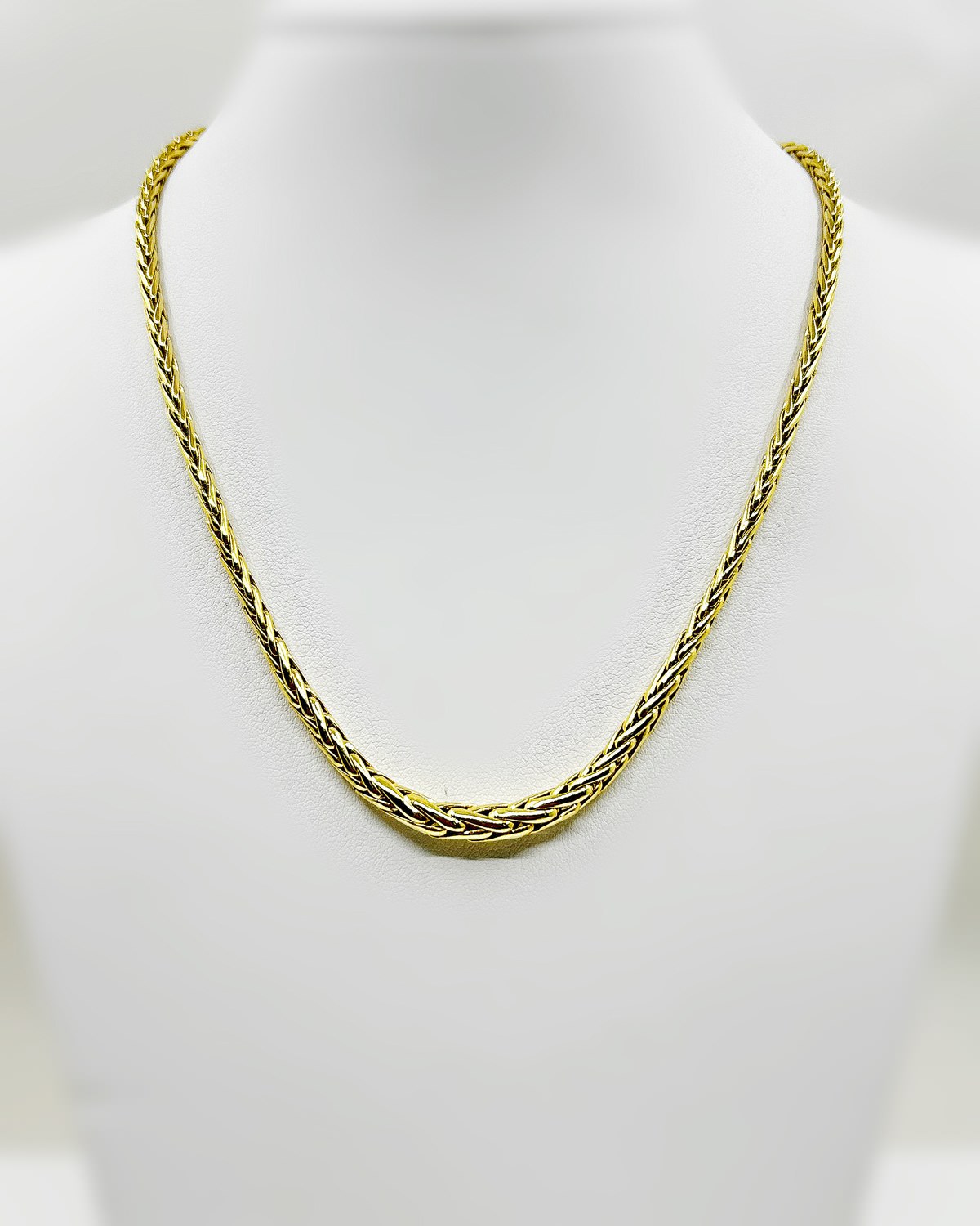 Collier maille palmier d'occasion or 11.74grs 42 cm