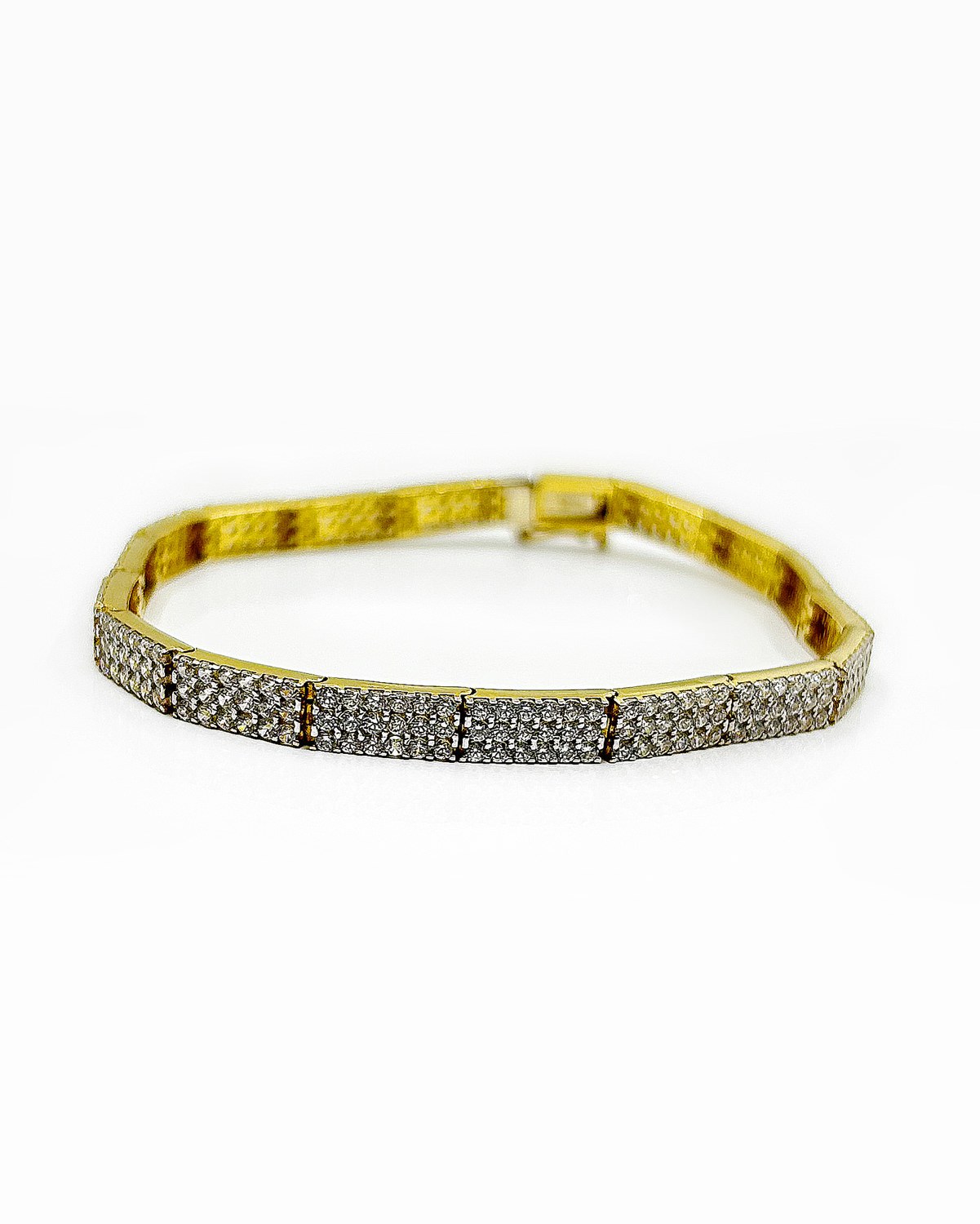 Bracelet d'occasion or 18k 14grs oxide 18cm