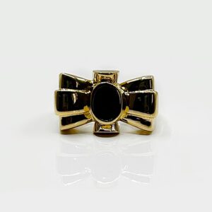 Bague Vintage Or 18k 750 Saphirs - 8.65grs -56