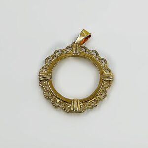 Pendentif porte pièce 10f or 3.30grs