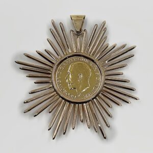 Pendentif porte piéce Soleil or 19.40grs souverain