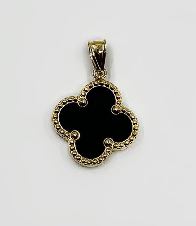 Pendentif or Nacre Noire 2.53grs