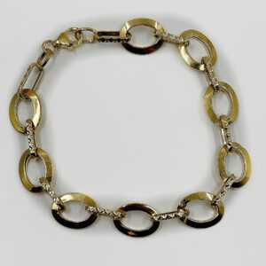 Bracelet Maille Fantaisie or 18k 4.29grs long 21.5cm