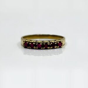 Bague or 18k 1.80grs Rubis 0.24 ct no 49