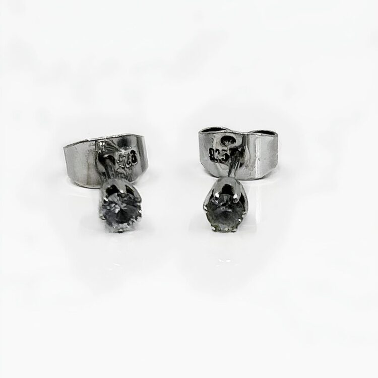 Boucles d'oreilles aigue marine or 18k 0.65grs