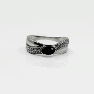 Bague or 9k 2.33grs Saphir xxx crt no 55