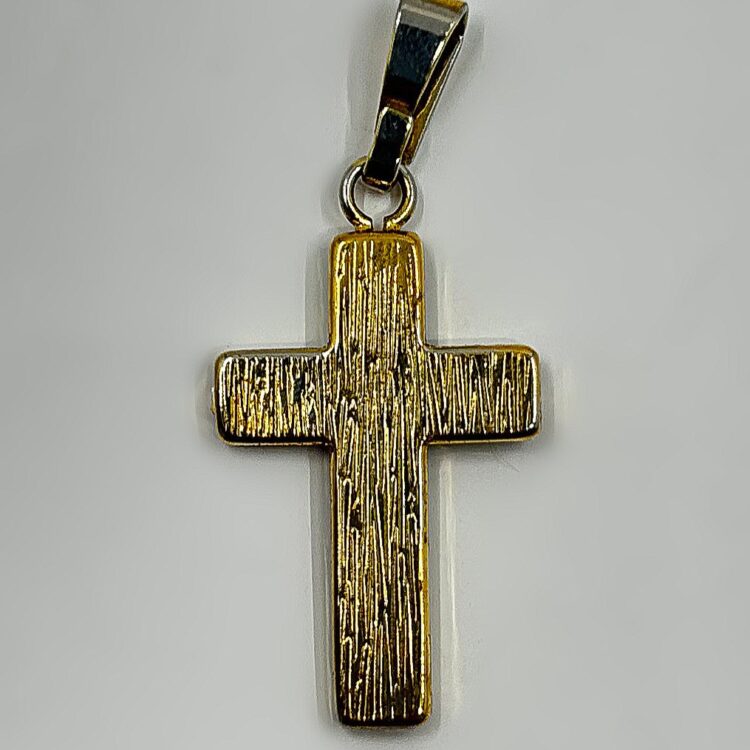 Pendentif Croix d'occasion or 18k 2.42grs