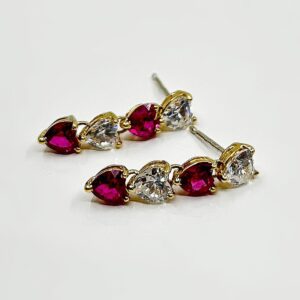 Boucle d'oreille d'occasion or 18k 3.20grs