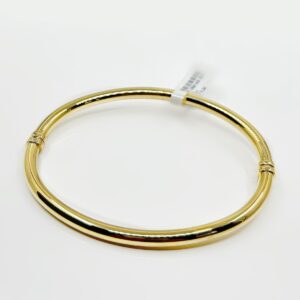 Bracelet or 18k 6.41 grs rigide ouvrant largeur 4 mm