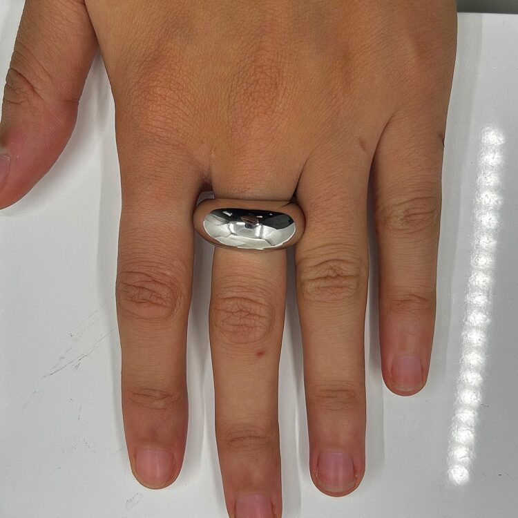 Bague fantaisie or750b