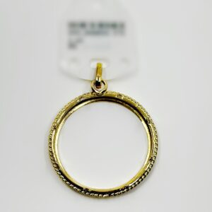 Pendentif Entourage porte piece 20frs- 2.25grs