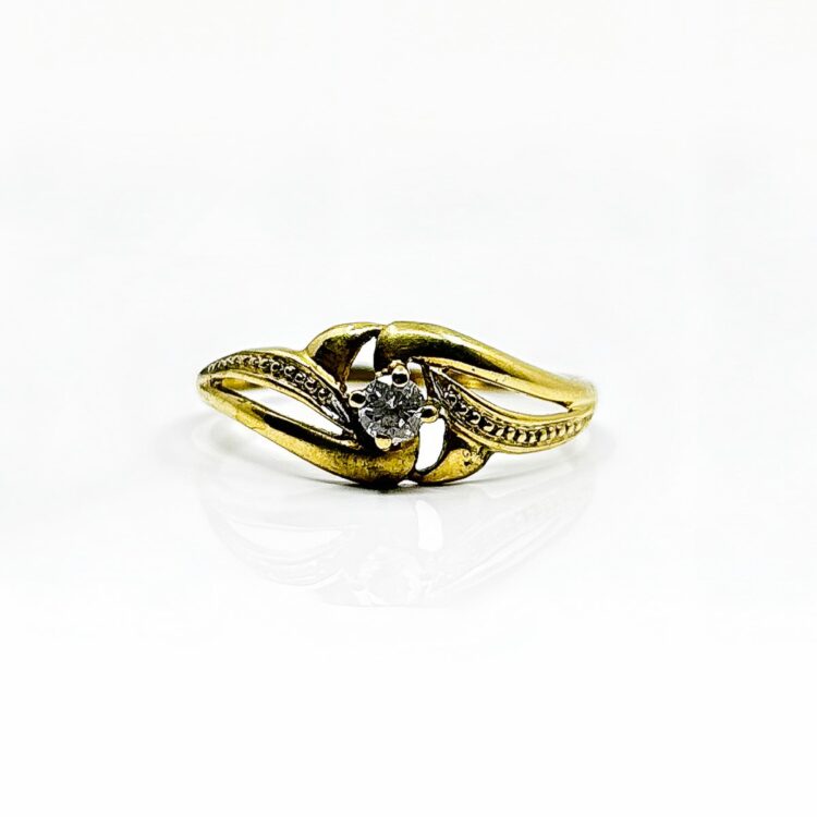 Bague or 18k 1.41grs Oz no 54