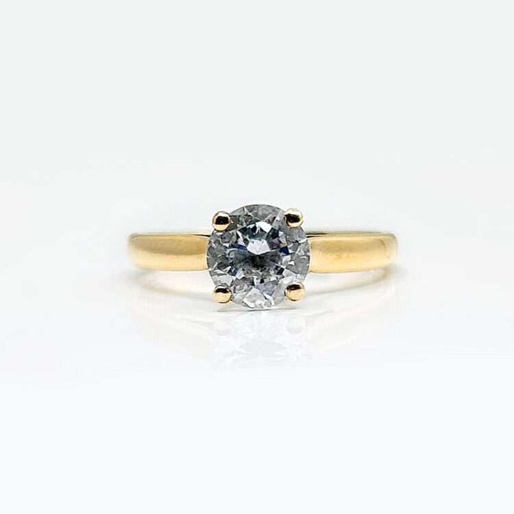 Bague or 18k 3.28 grs Oz no 52