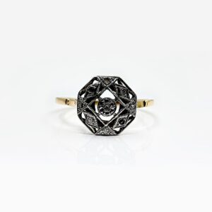 Bague or 18k Diamant 1.99grs - 60