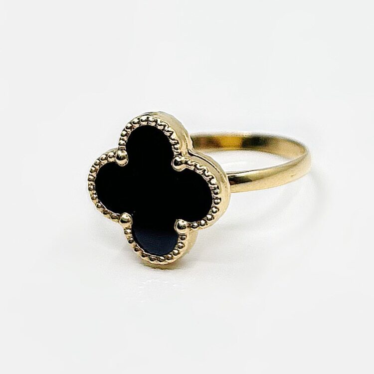 Bague or 18k Onyx 3.02grs - no 58