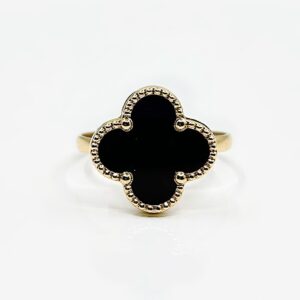 Bague or 18k Onyx 3.02grs - no 58