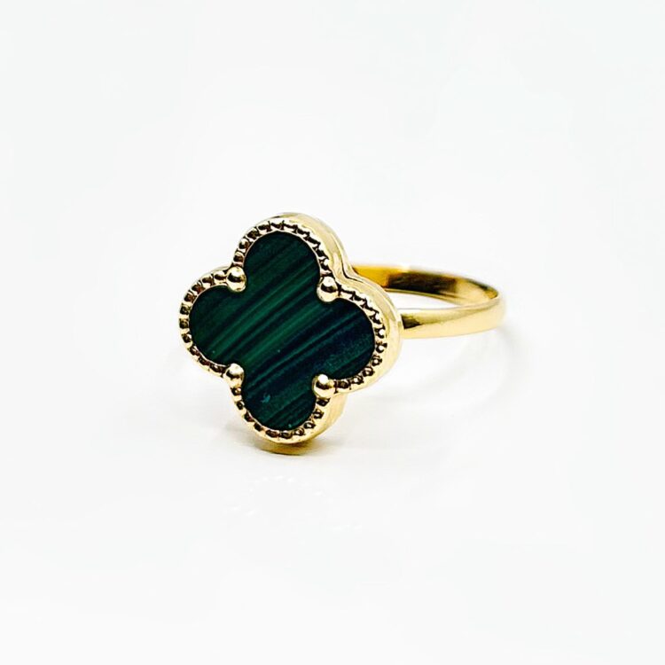 Bague or 18k Malachite 2.88grs - no 59