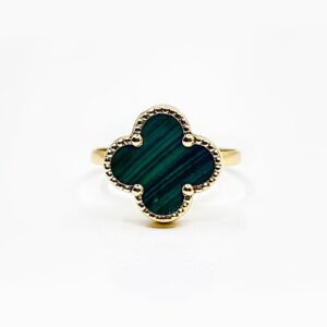 Bague or 18k Malachite 2.88grs - no 59