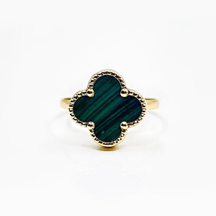 Bague or 18k Malachite 2.88grs - no 59