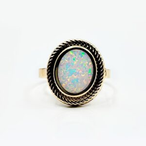 Bague or 18k Opale 2.62grs - no 59