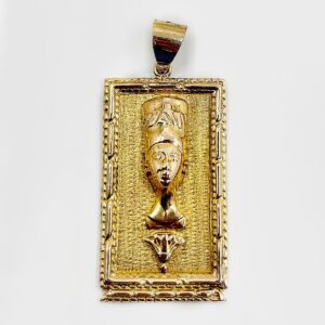 Pendentif Nefetiti or 18k 12.92grs