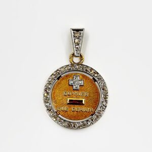 Médaille d'amour or 18k 3.90grs