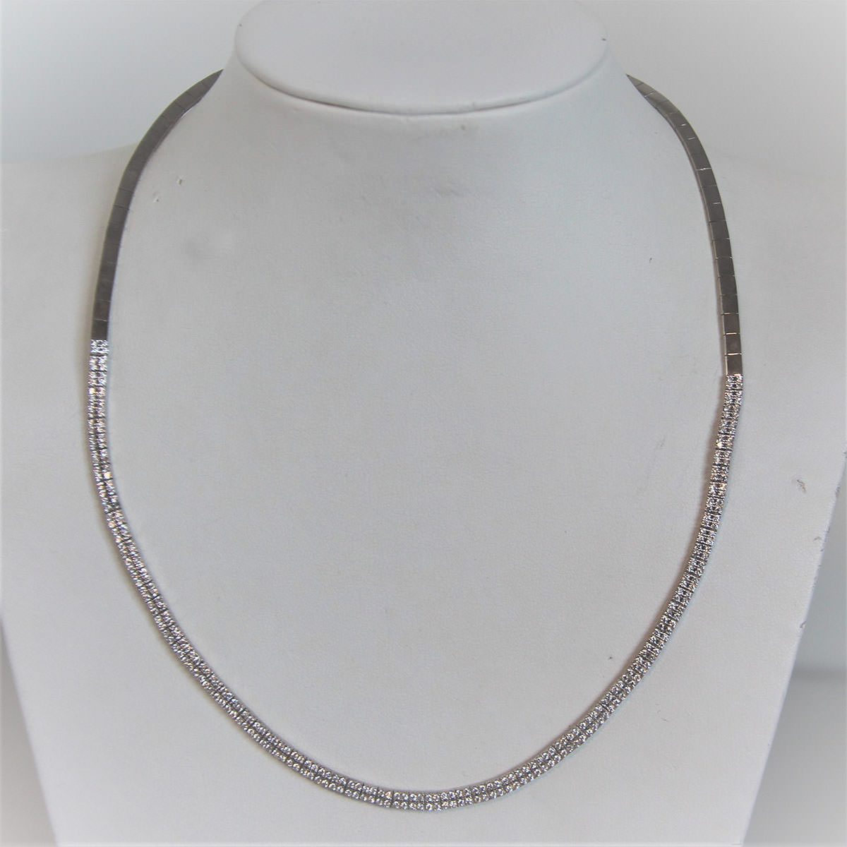 Collier Or 18k 750 Centre Oxydes - 45cm- 16.47grs