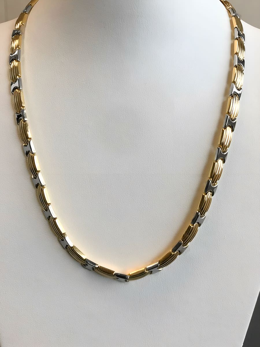 Collier or 18k 25.87grs longueur 45cm largeur 6.50mm