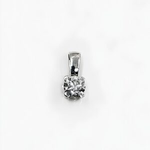 Pendentif or 18k Diamants 0.15 crt 0.30grs